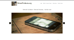 Desktop Screenshot of brianwethern.org